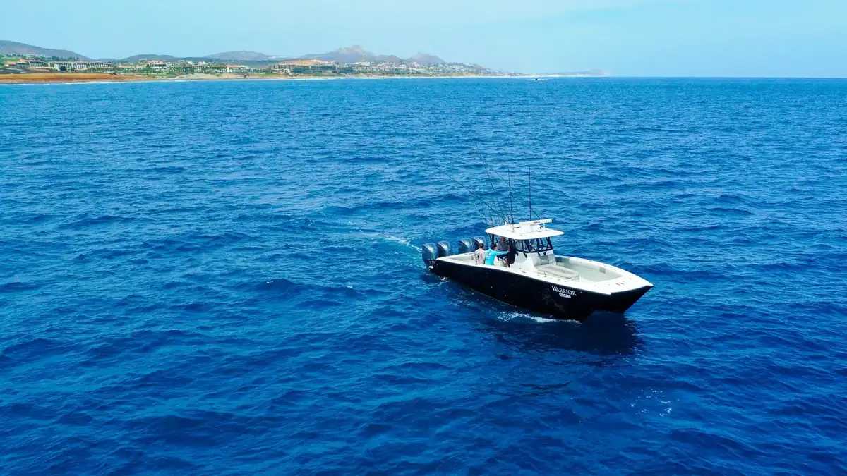 Blue water off Los Cabos