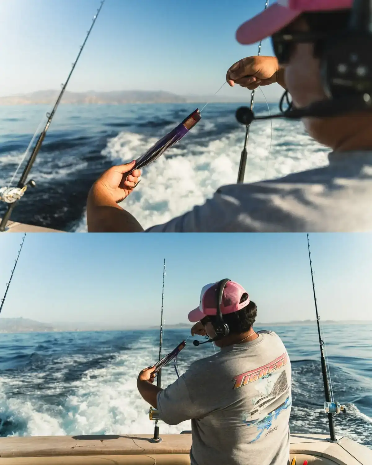 Hooked up offshore of Los Cabos
