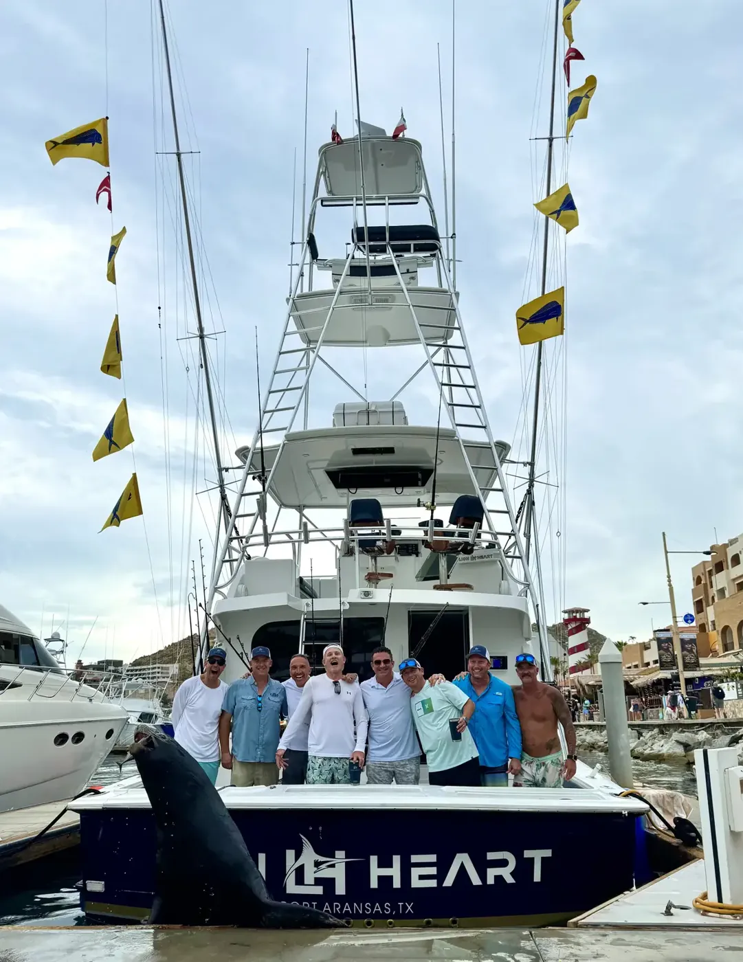 Lion Heart 60 ft Hatteras — Los Cabos fishing charter