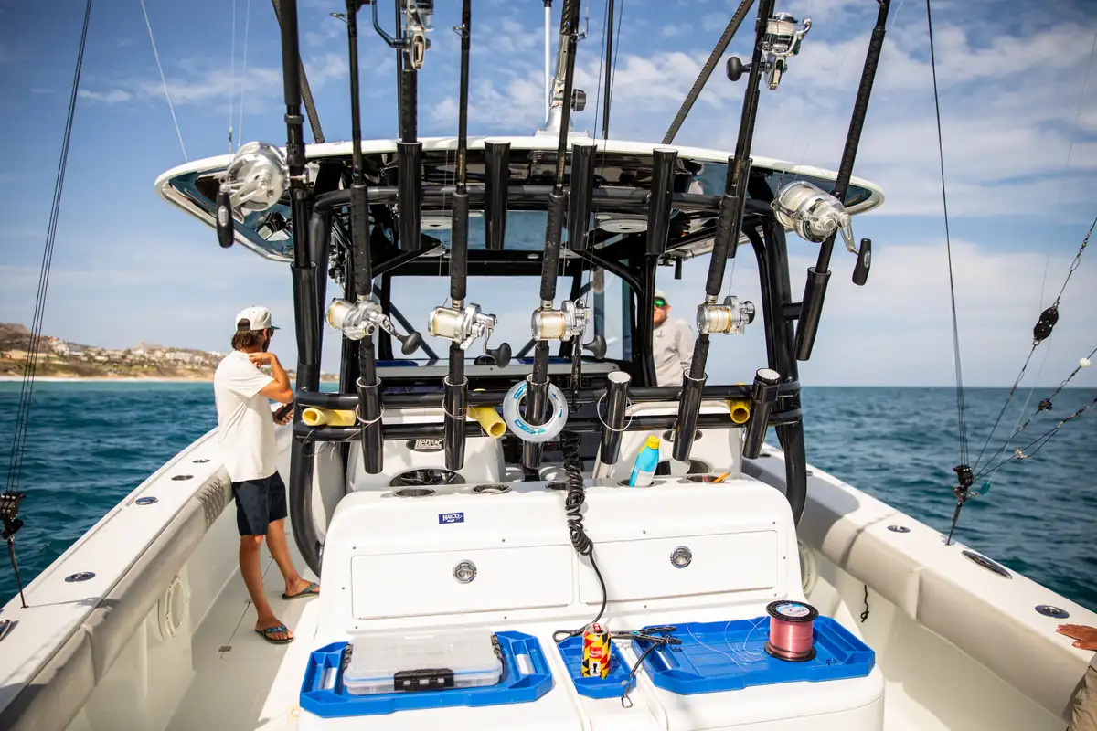 Warrior 37 ft Freeman Catamaran — Los Cabos fishing charter