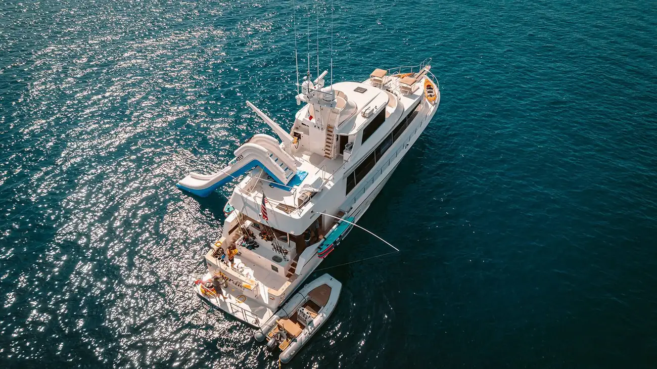 The Playita fleet from above
