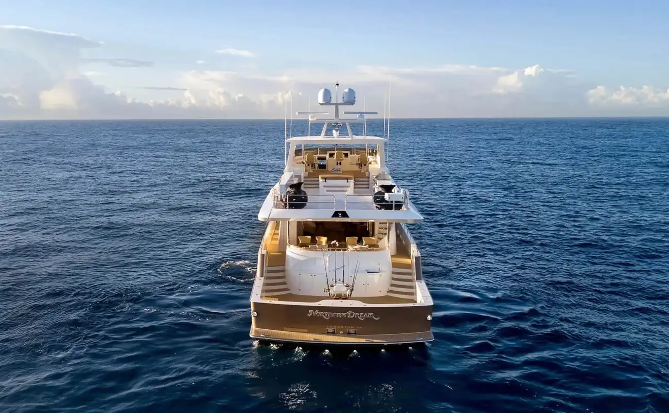 Aboard the Northern Dream yacht