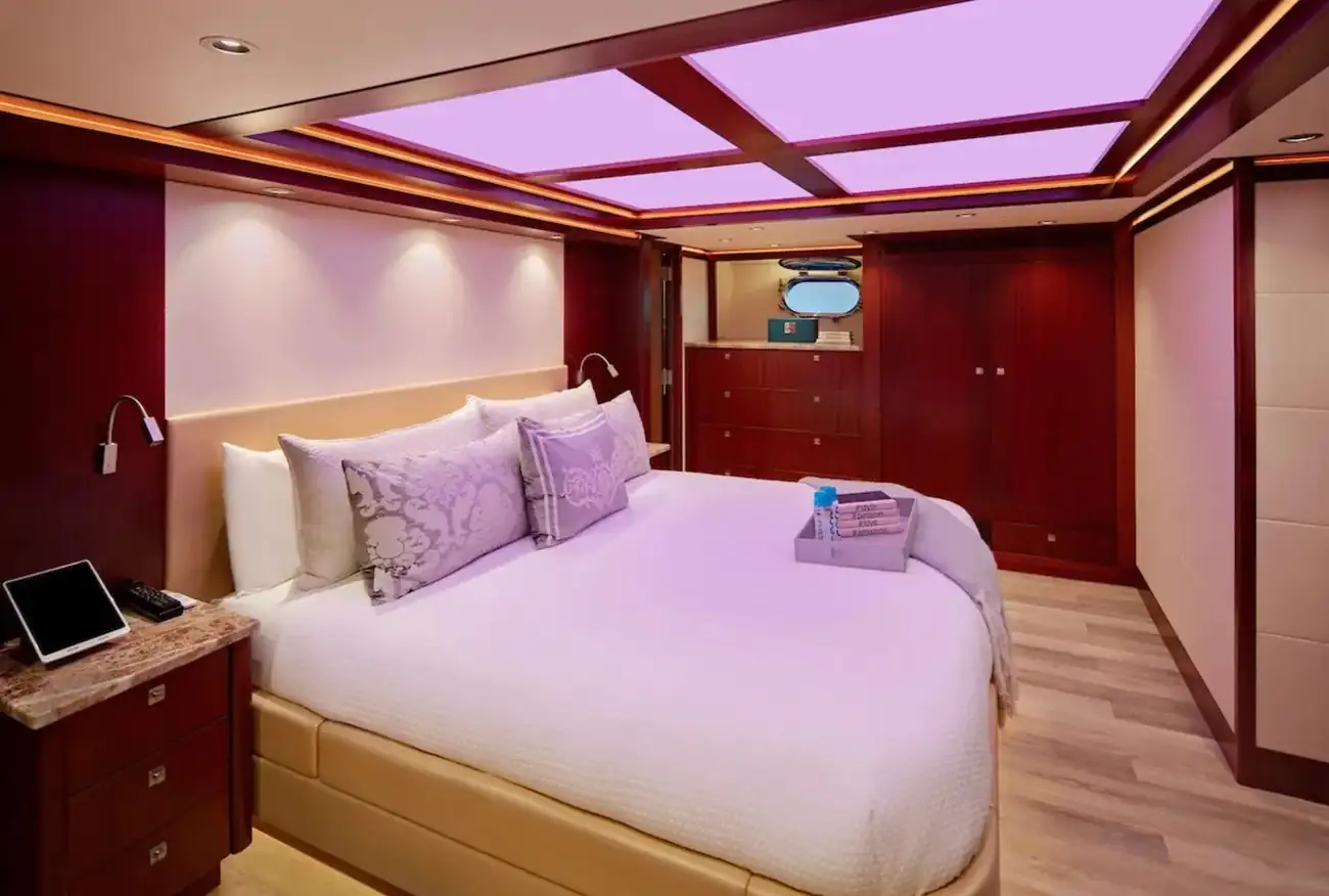 Aboard the Northern Dream yacht