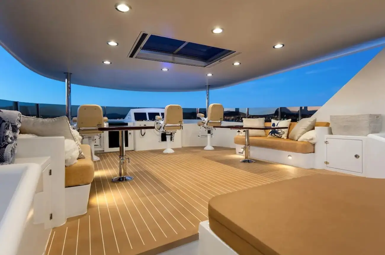 Aboard the Northern Dream yacht