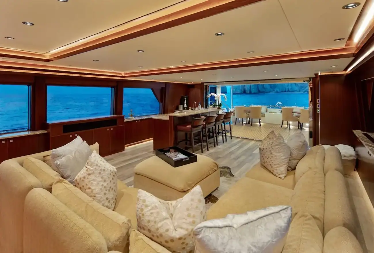 Aboard the Northern Dream yacht