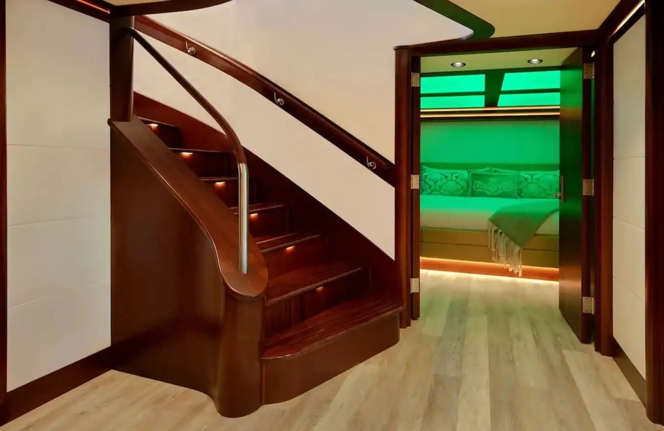 Aboard the Northern Dream yacht