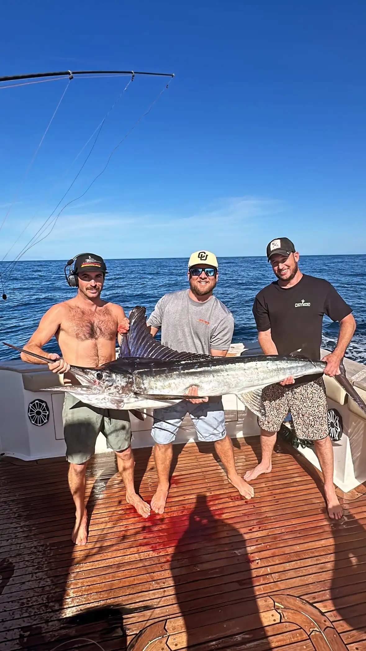 Trophy catch aboard a Playita Fishing Co. charter