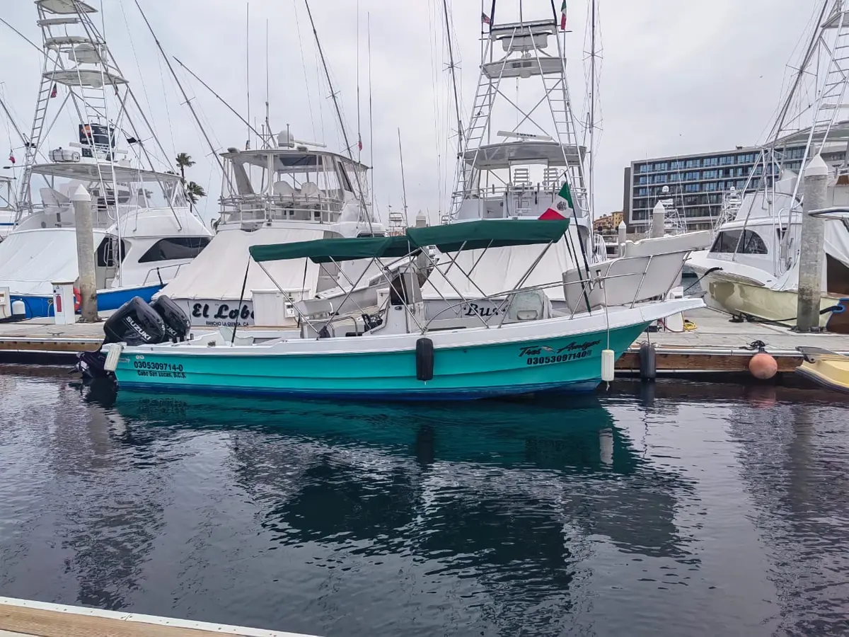 Super Panga 27 ft panga — Cabo San Lucas Marina fishing charter