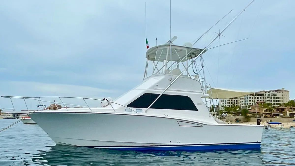 Wahoo King 35 ft Cabo Flybridge — Cabo San Lucas fishing charter
